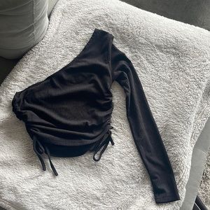 Black Off the Shoulder Top